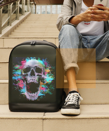 Smart Advertising Business Backpack Waterproof LED Display