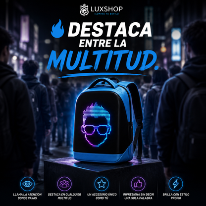 Mochila Inteligente con LED Impermeable