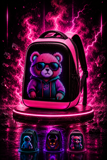 Mochila Inteligente con LED Impermeable