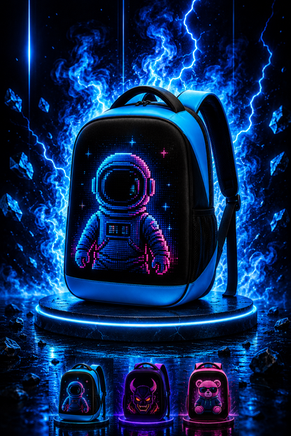 Mochila Inteligente con LED Impermeable